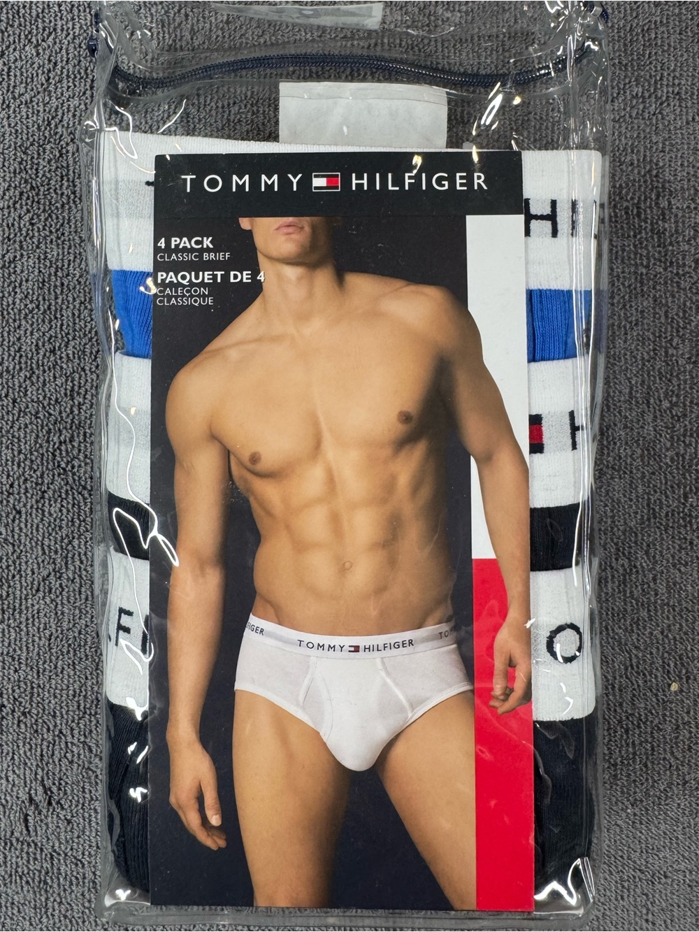 Tommy Hilfiger Men's 3-Pack Classic Briefs - black & bright blue